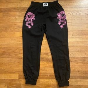 Adika Dragon Tokyo Sweatpants (NWOT)
